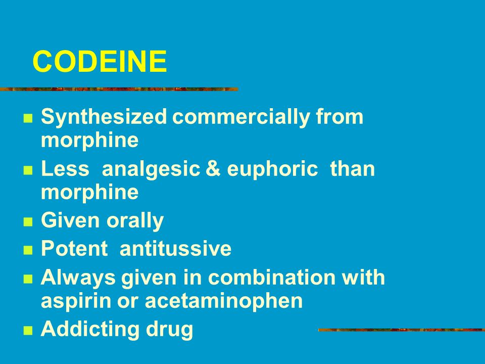 codeine antitussive drugs